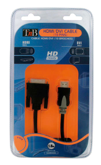 CABLE HDMI MACHO A DVI MACHO 1M8