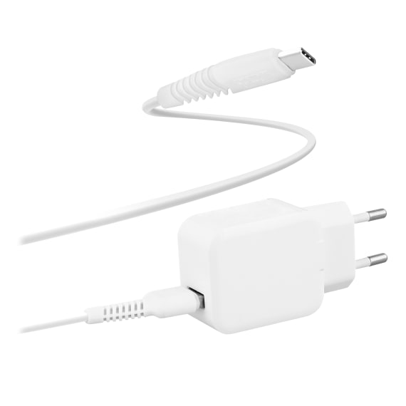 1 USB wall charger pack + USB Type-C cable 12W