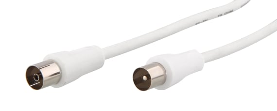 COAXIAL CABLE 9MM MALE/MALE 2M