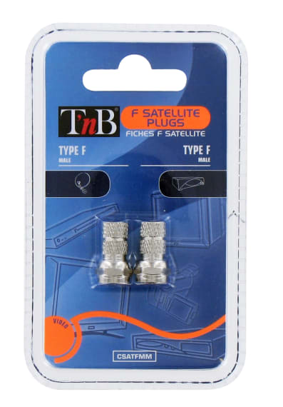 2 F-TYME MALE SATELLITE PLUGS TWIST-ON