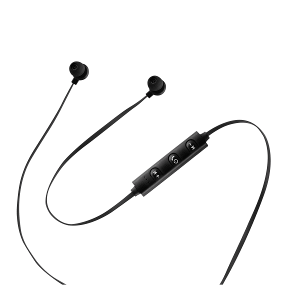 REPRODUÇÃO Fone de ouvido Bluetooth preto