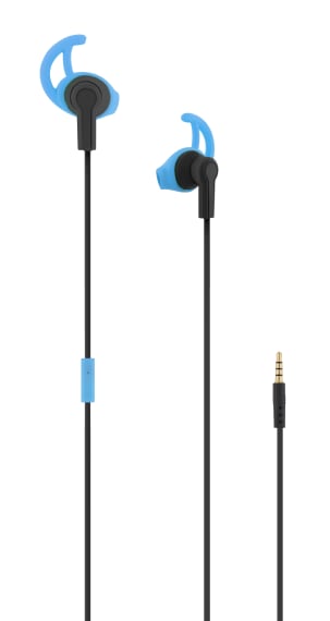 Wired earphones SPORT jack blue