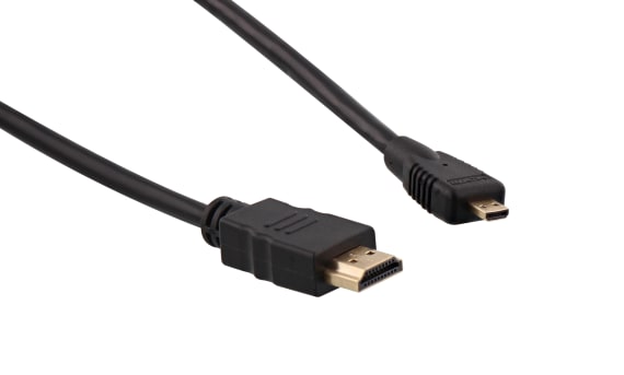 Male HDMI / male micro HDMI cable 2m