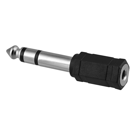 Jack 3,5mm female / jack 6,35mm male adapter