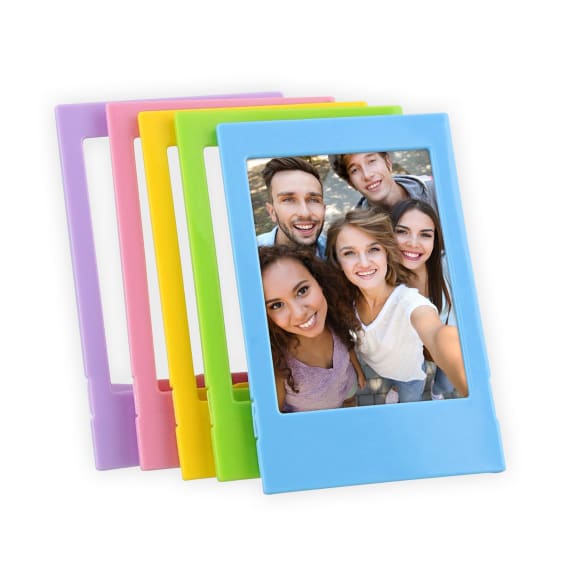 5 cadres photo plastiques format mini