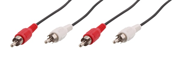2 RCA male / 2 RCA male cable 3m