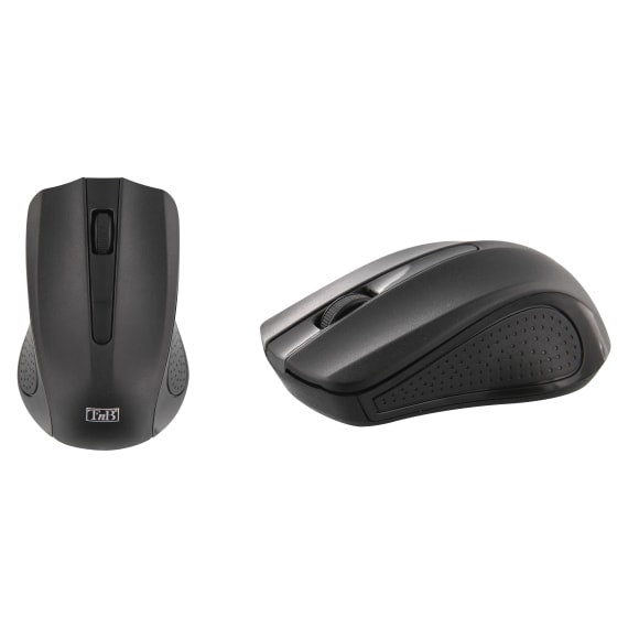 Mouse sem fio preto SHARK