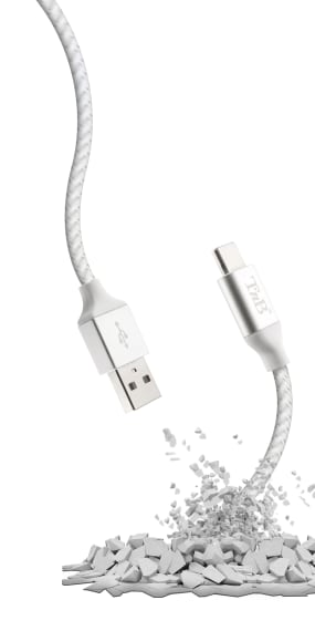 Cabo USB-A / Tipo-C branco XTREMWORK