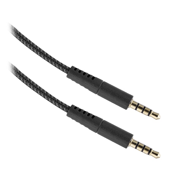 Nylon jack cable 3.5mm / 3.5mm