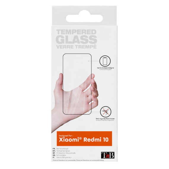 Protection intégrale en verre trempé pour Xiaomi Redmi 10