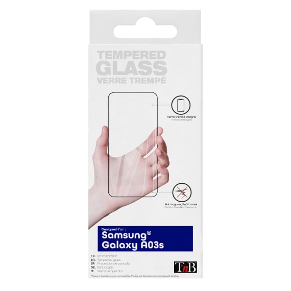Protección completa de vidrio templado. para Samsung Galaxy A03s