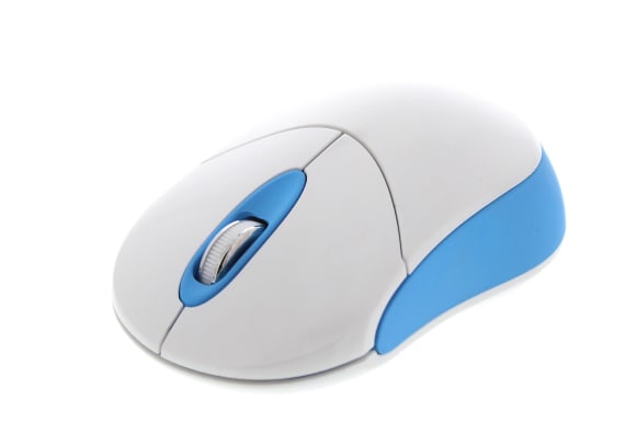 SOURIS SANS FIL CANDY BLEUE