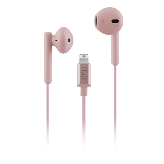 CURV PINK LIGHTNING EARPHONES + MICRO