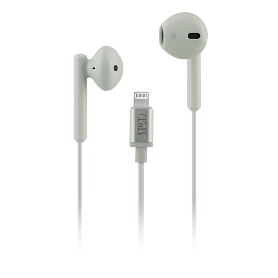 Wired earphones CURV Lightning white