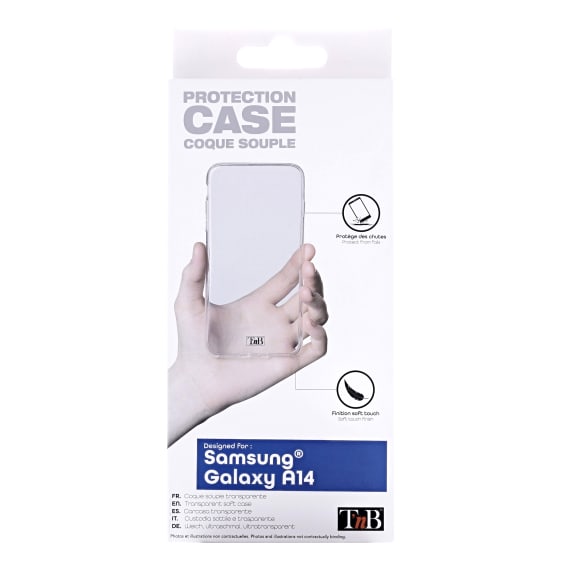 Coque souple transparente pour Samsung Galaxy A14