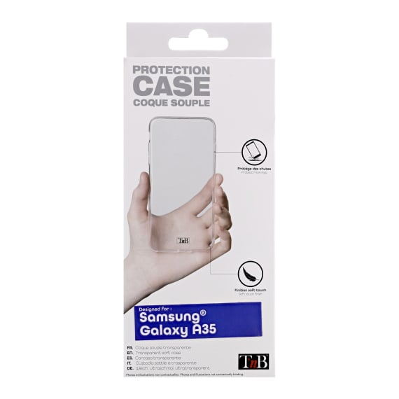 Coque souple transparente pour Samsung Galaxy A35