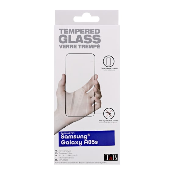 Protection intégrale en verre trempé pour Samsung Galaxy A05s