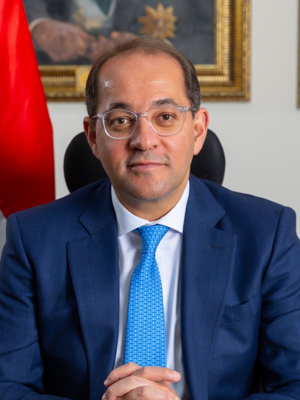 H.E Ahmed Kouchouk — portrait
