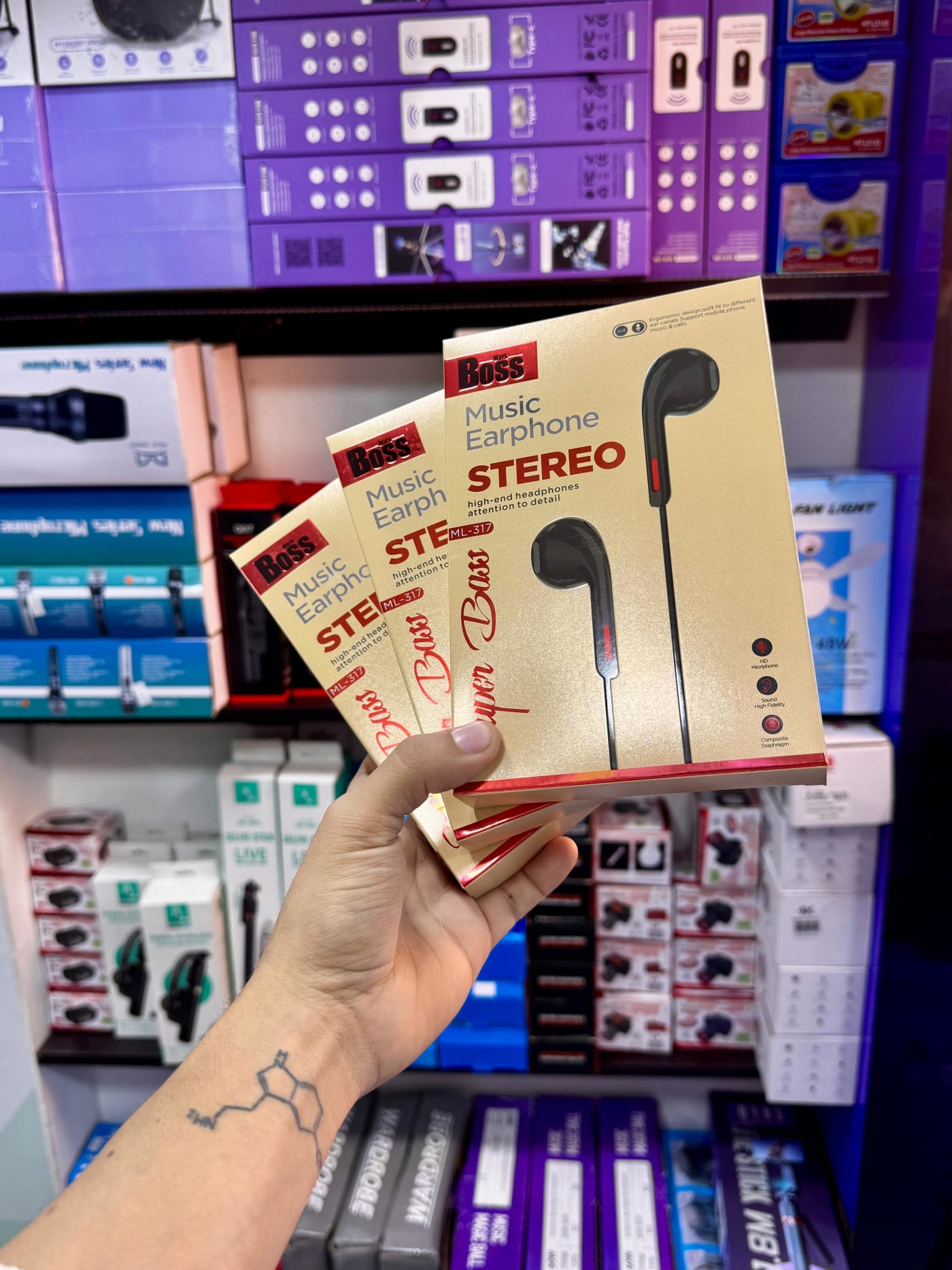 Manos Libres MarkBoss Stereo 317