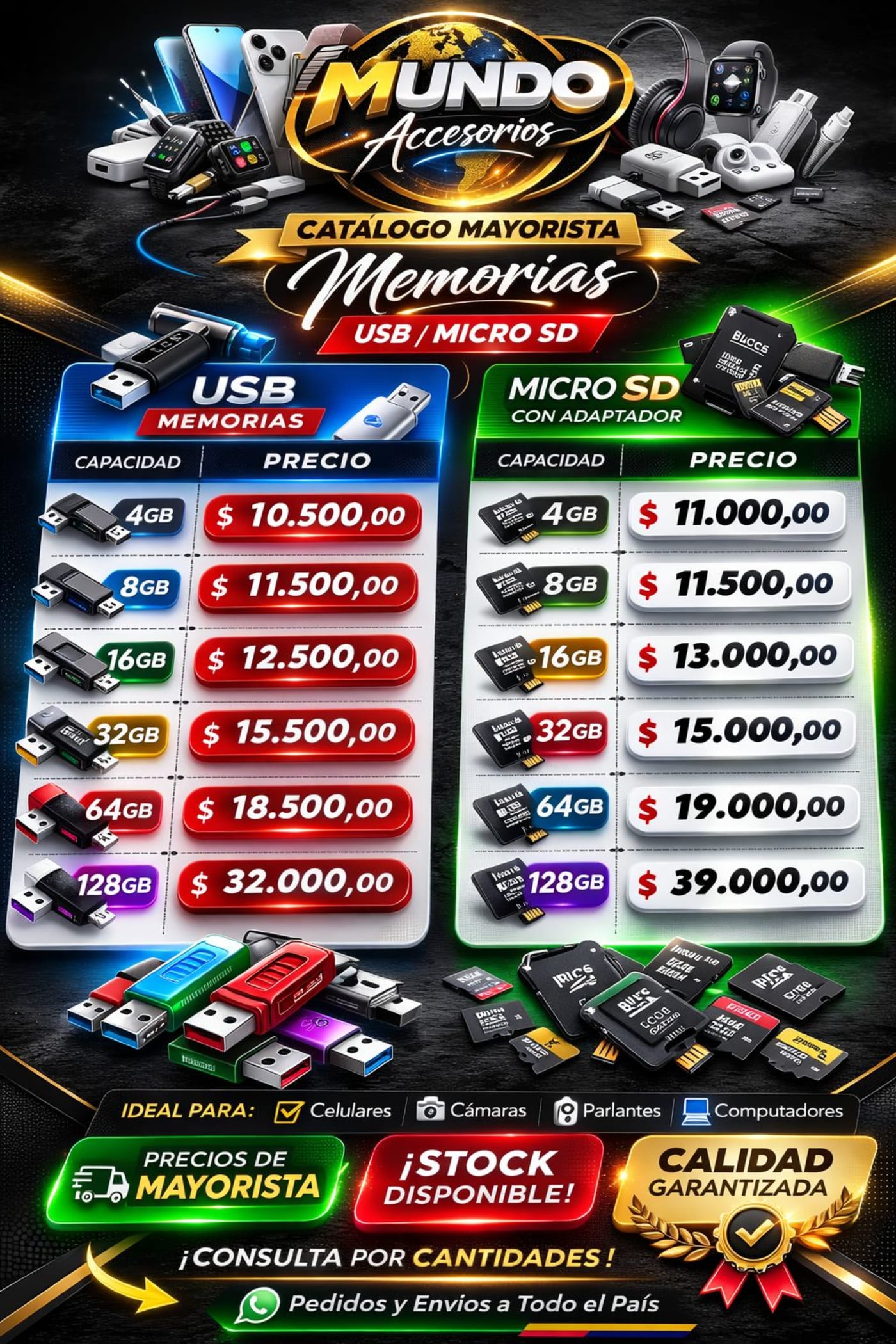 Memorias USB y Micro SD