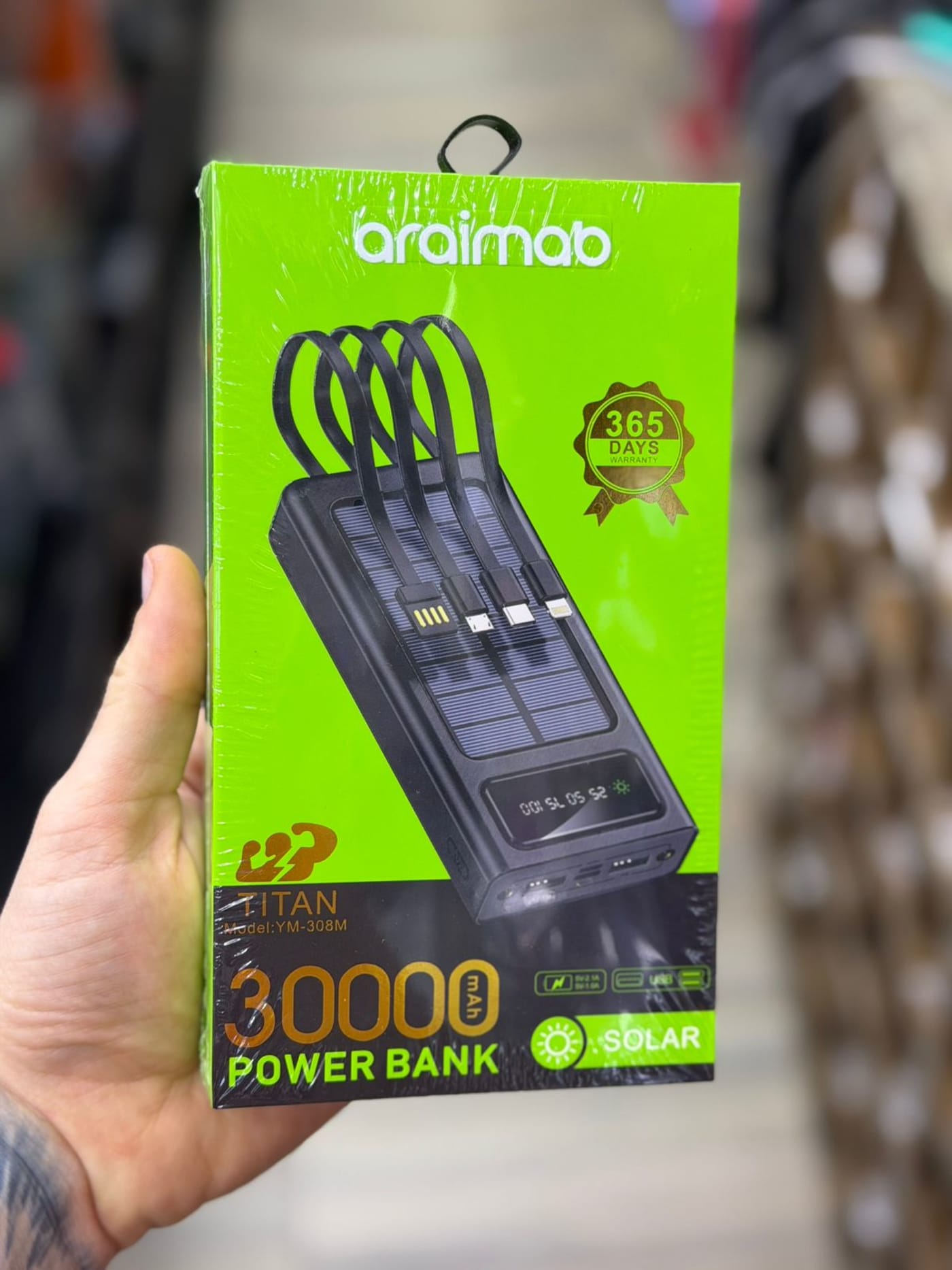 Power Bank Solar 30.000mAh