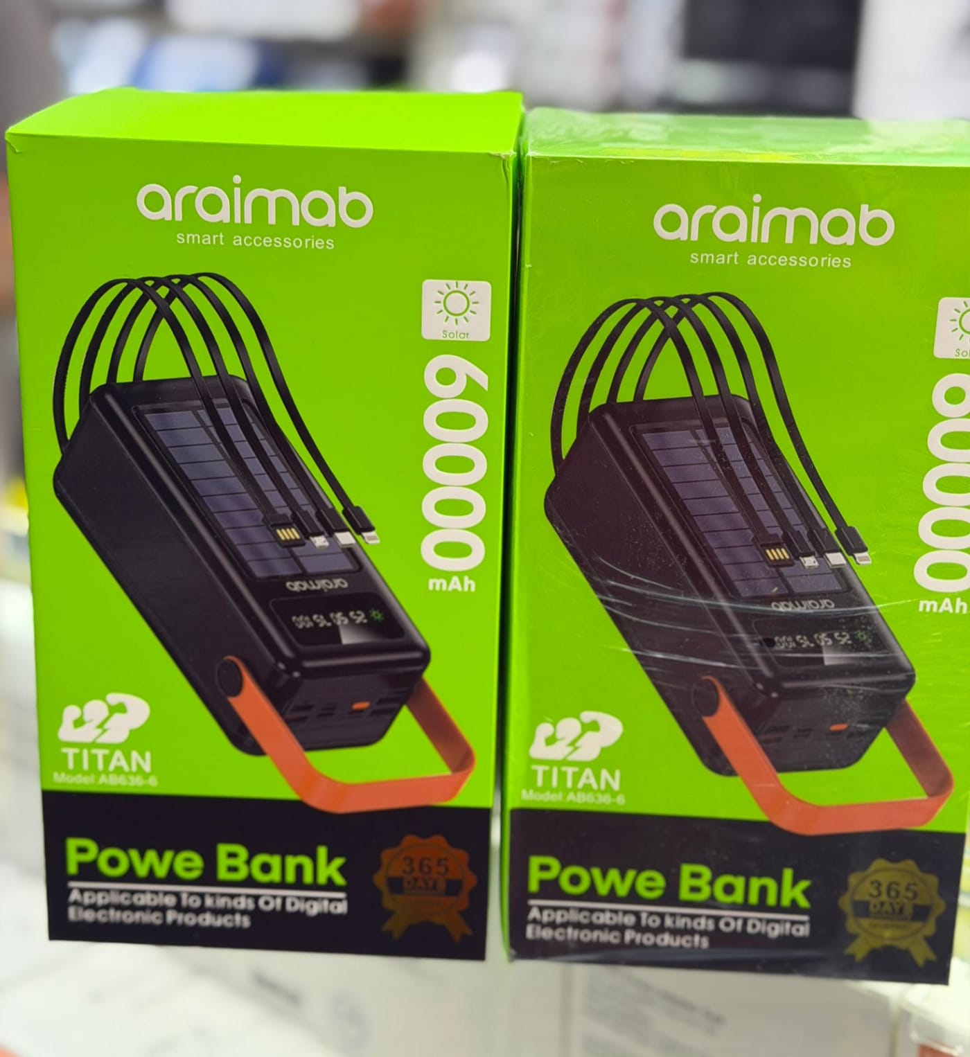 Power Bank Solar 60.000mAh