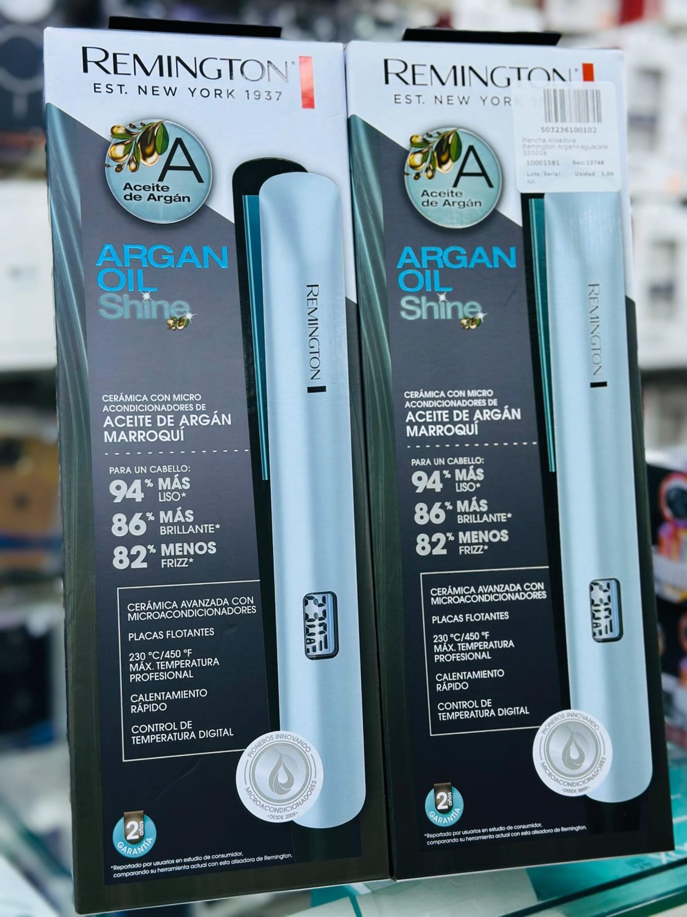 Plancha Remington Original Argan Oil Shine