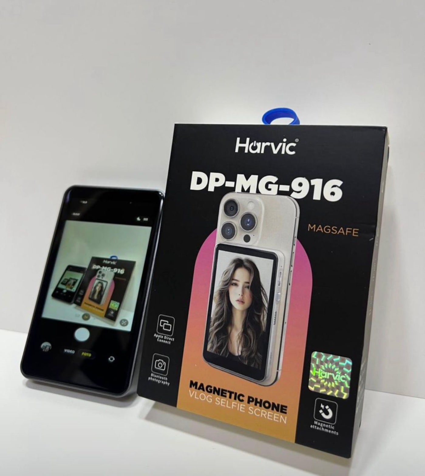 Magnetic Vlog Selfie Screen Harvic DP-MG-916