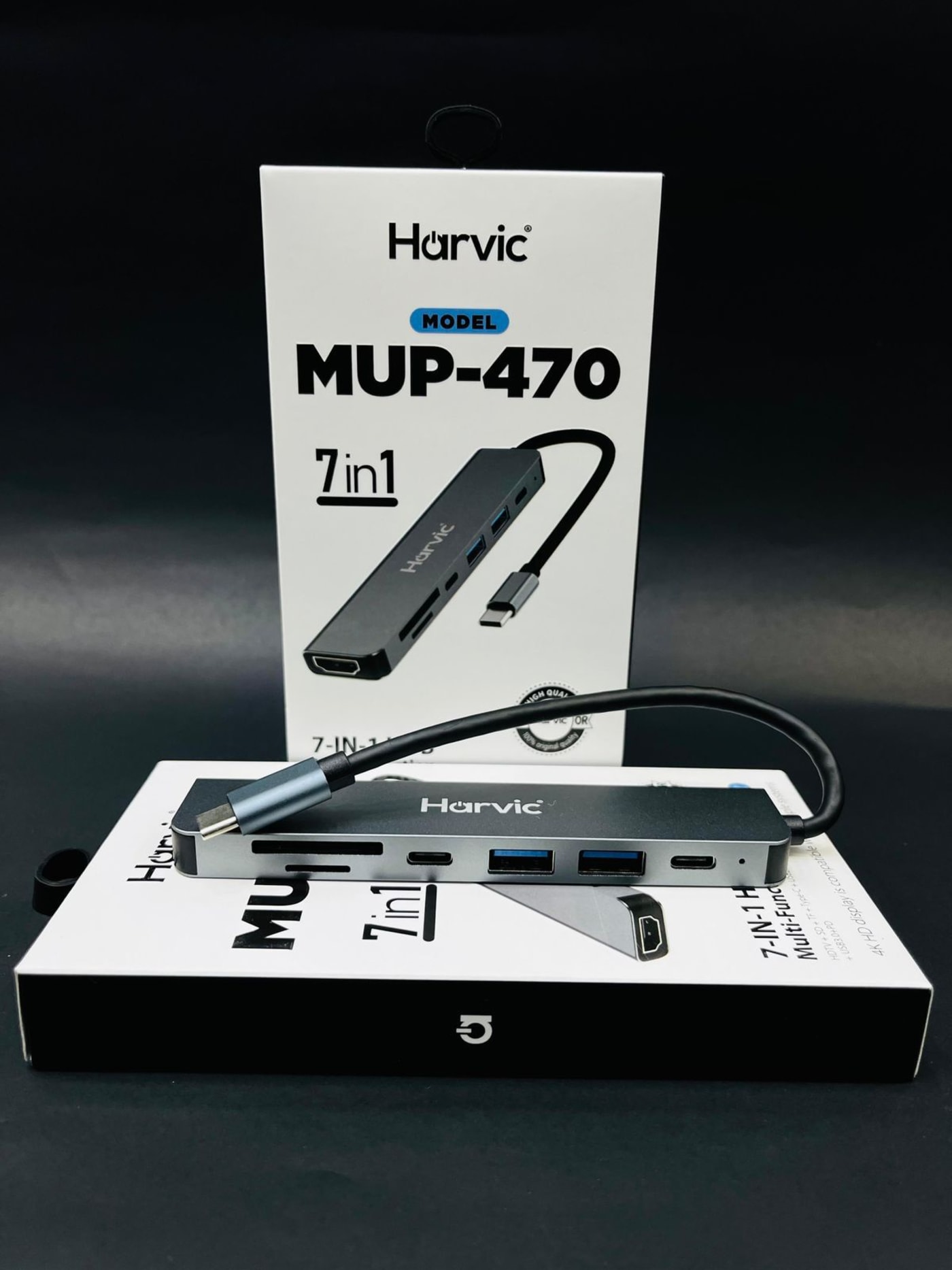 Hub USB-C Harvic MUP-470