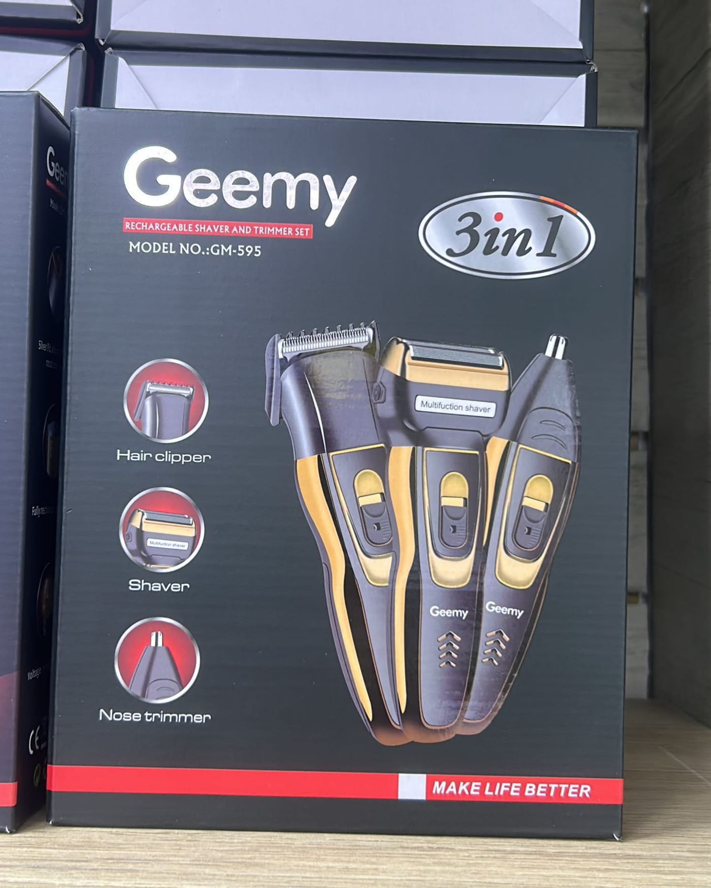 Máquina Geemy 3 en 1 Barbería