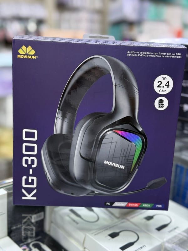Audífonos Gamer KG-300 Movisun