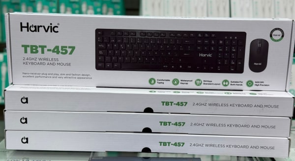 Combo Teclado y Mouse Inalámbrico Harvic