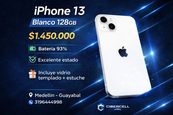 iPhone 13 Blanco 128GB