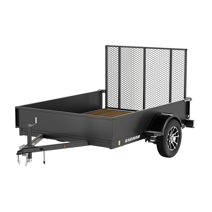 6 x 8 ft. Solid Wall Steel Utility Trailer