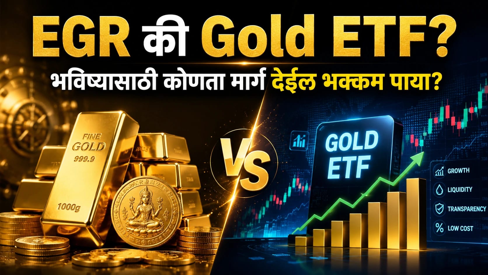 EGR vs Gold ETF: सोन्यात गुंतवणुकीसाठी कोणता पर्याय सर्वात सुरक्षित?