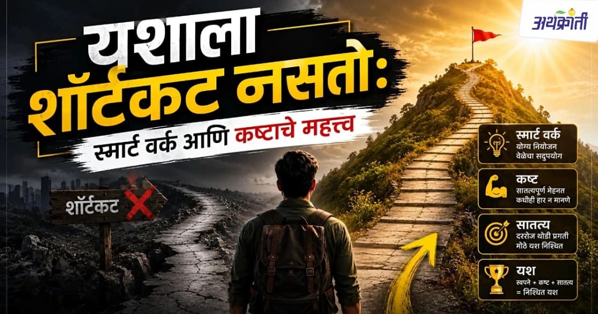 Shortcut vs Smart Work: यशाचा खरा मार्ग कोणता?
