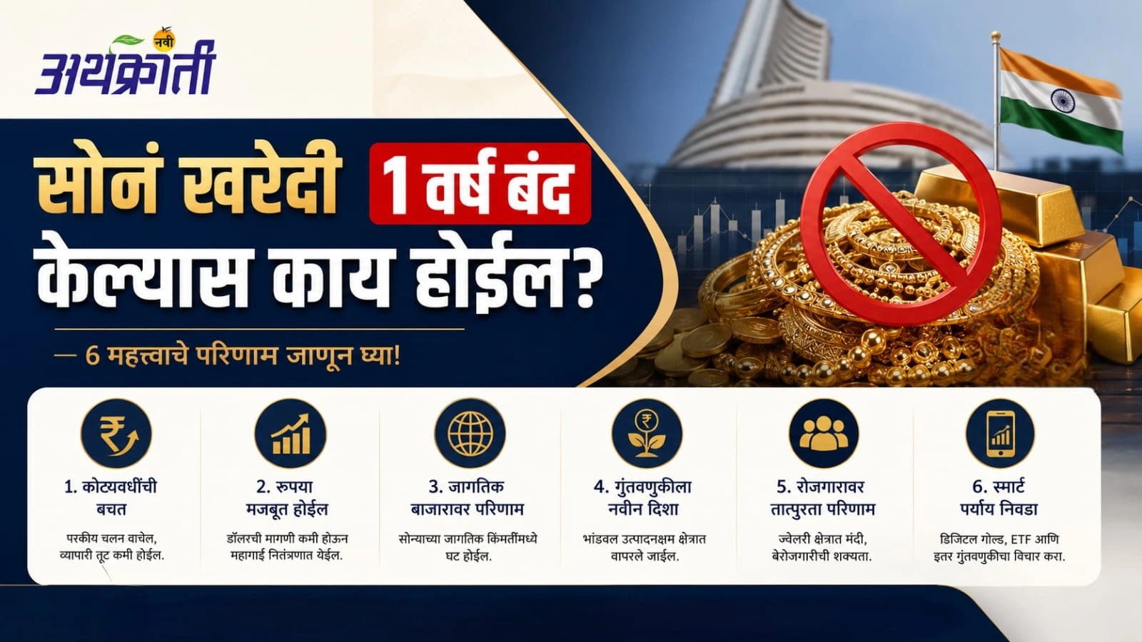 भारतीयांनी वर्षभर सोनं खरेदी बंद केलं तर काय होईल…