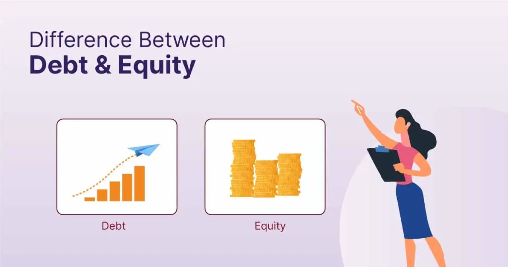 Differences between Debt & Equity