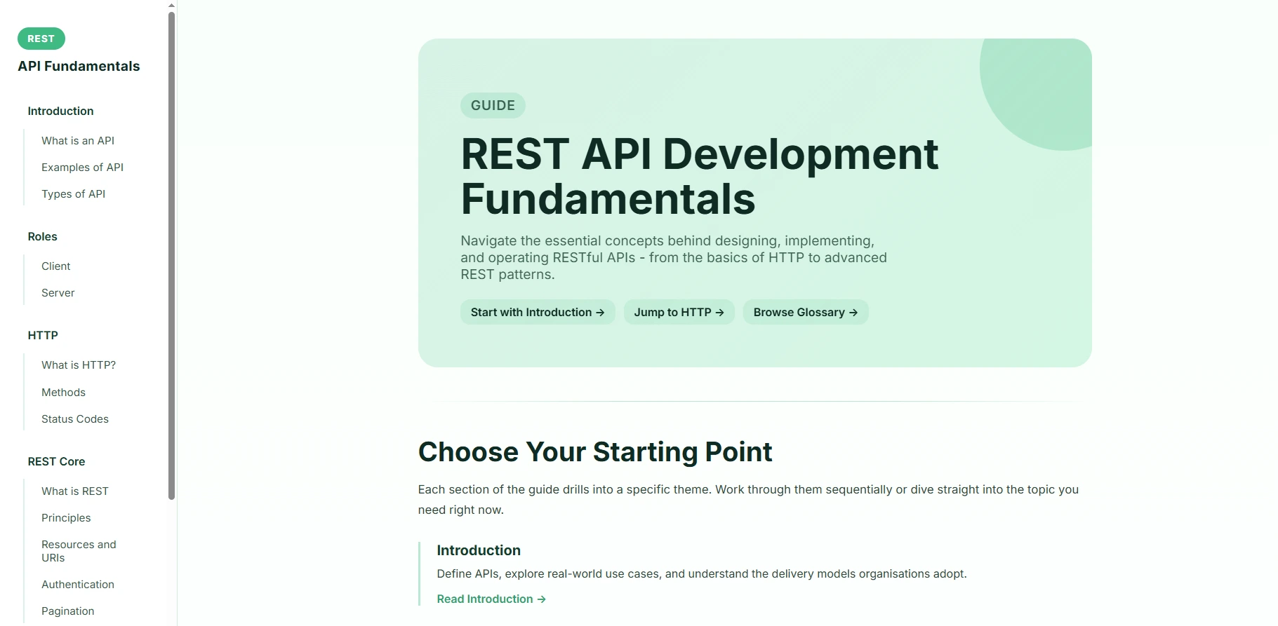 Static documentation websites built for learning