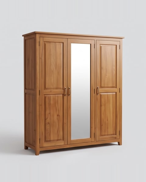 Three-Door Almirah with Mirror