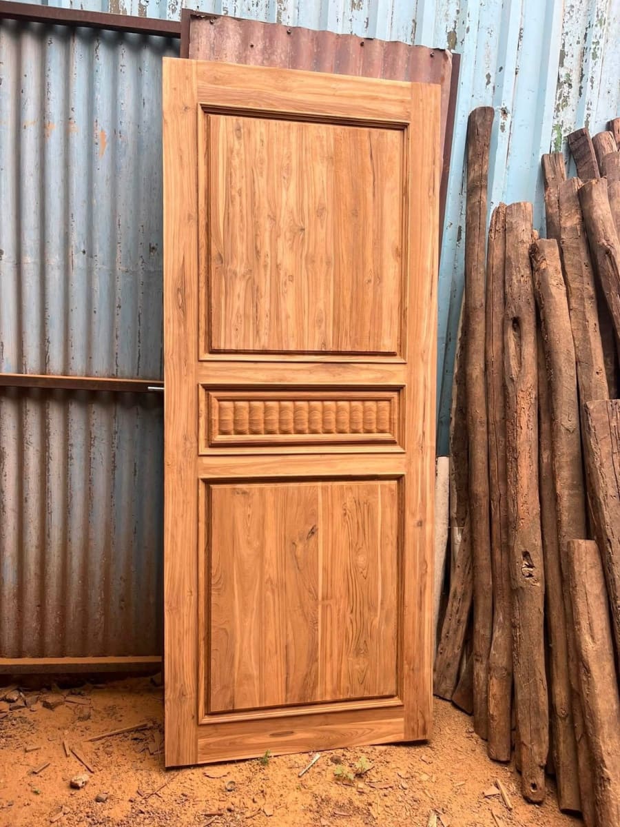 Two Panel Teak Door