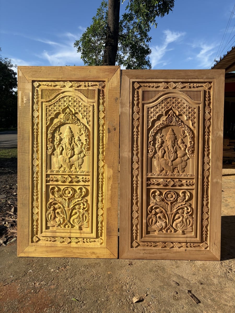 Double Ganesh Door