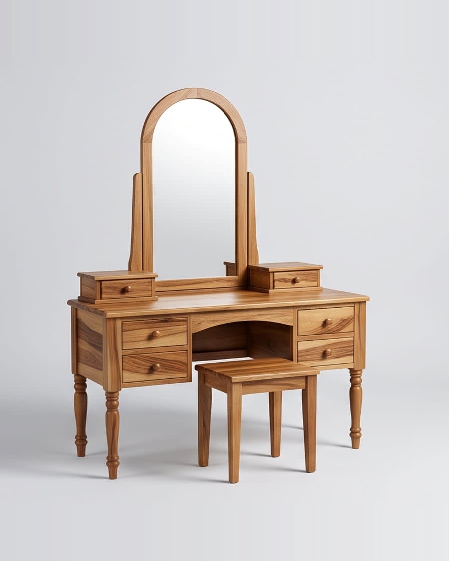 Arched Mirror Dressing Table