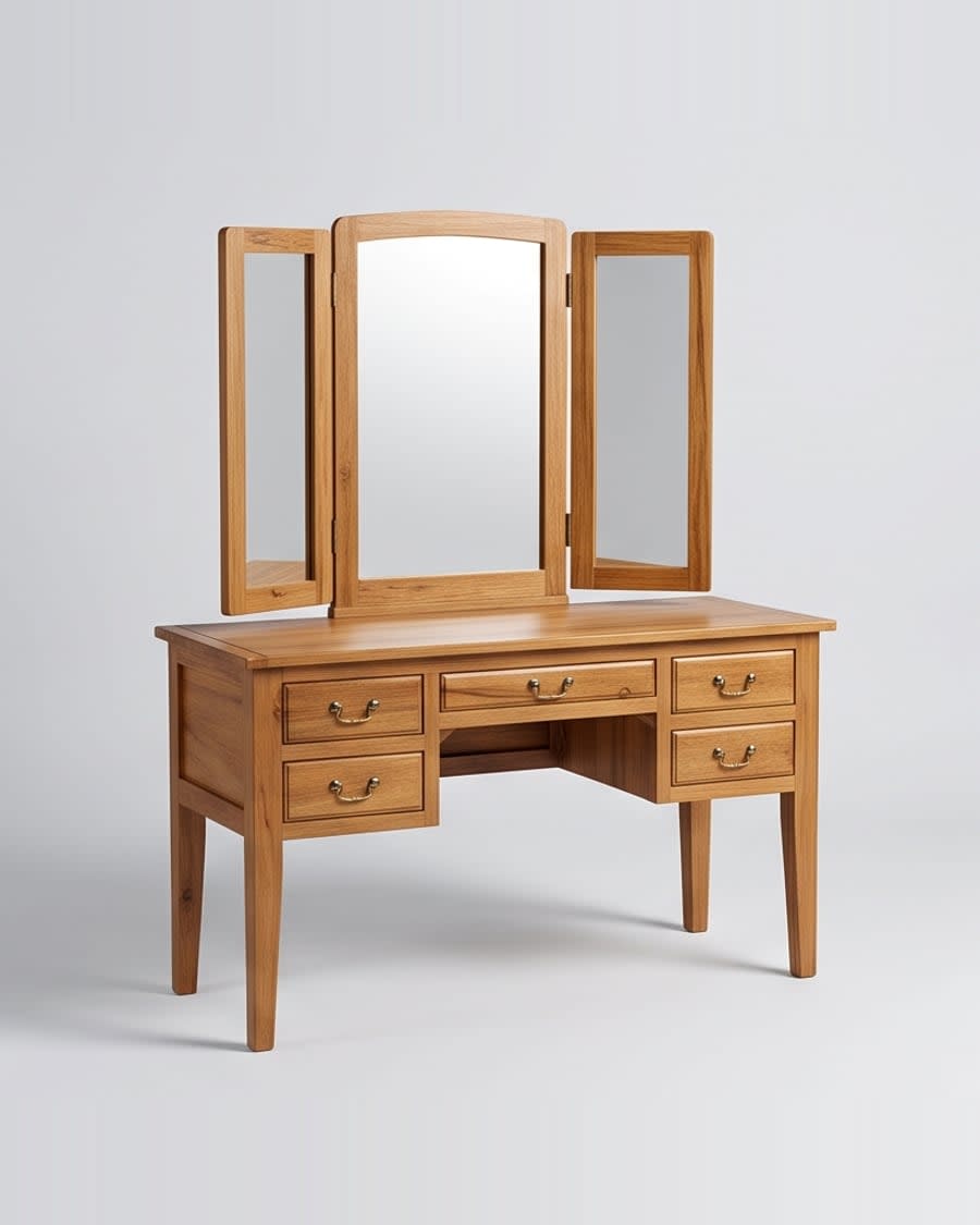 Three-Mirror Dressing Table