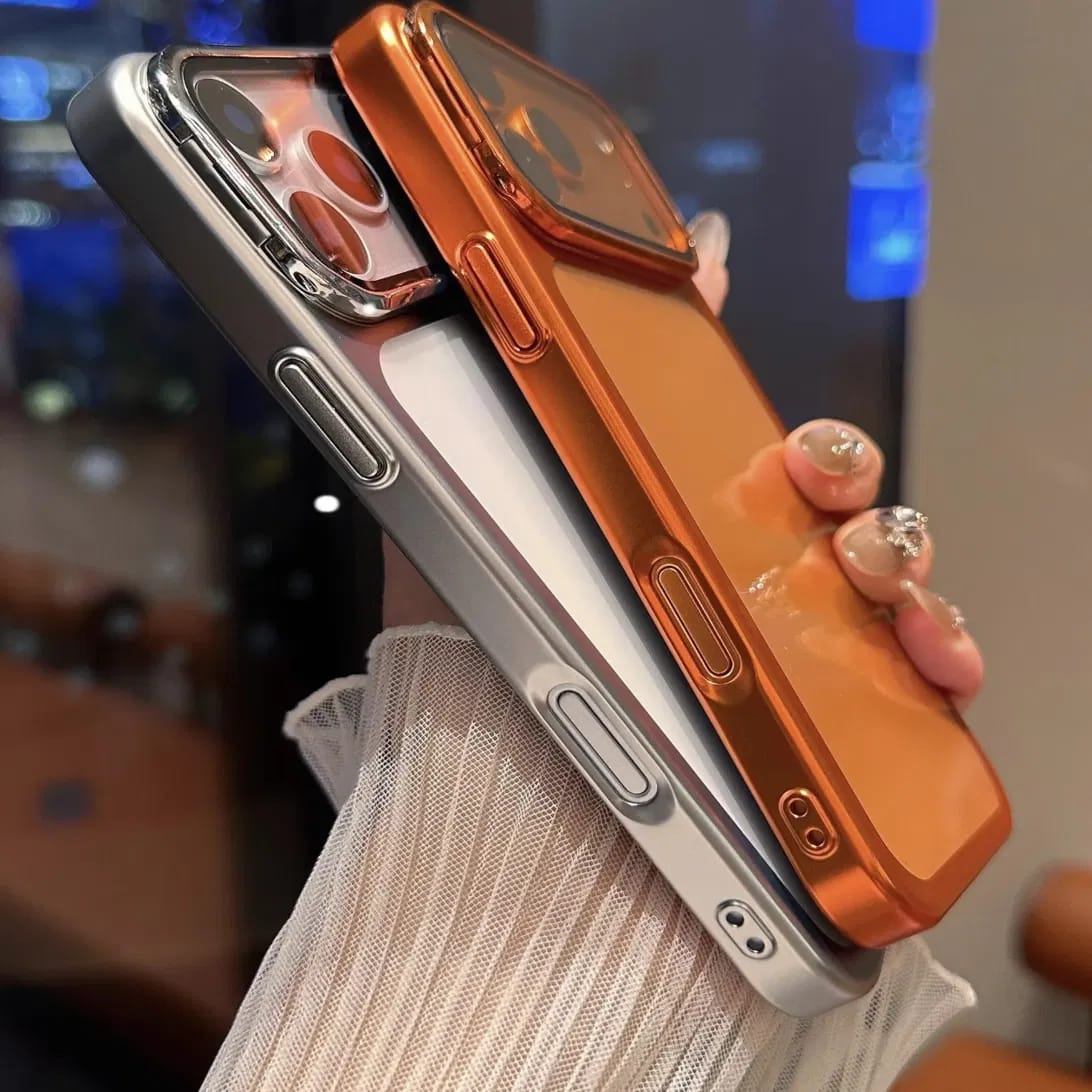 Invisible Lens Flip-Stand Case for iPhone 17 Pro Max - Clear Back, Electroplated Frame - view 5