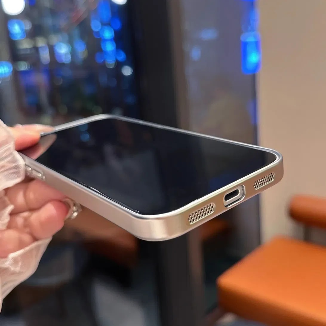 Invisible Lens Flip-Stand Case for iPhone 17 Pro Max - Clear Back, Electroplated Frame - view 6