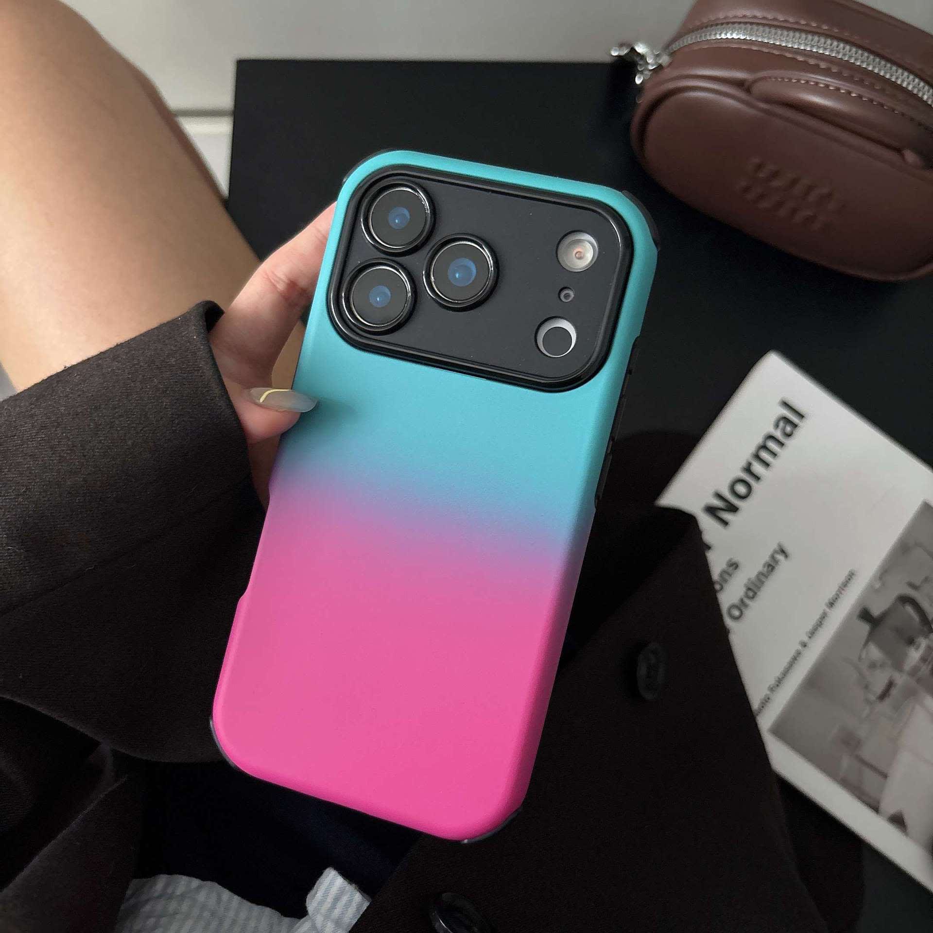 Gradient Skin-Feel Anti-Fall Case for iPhone - view 8