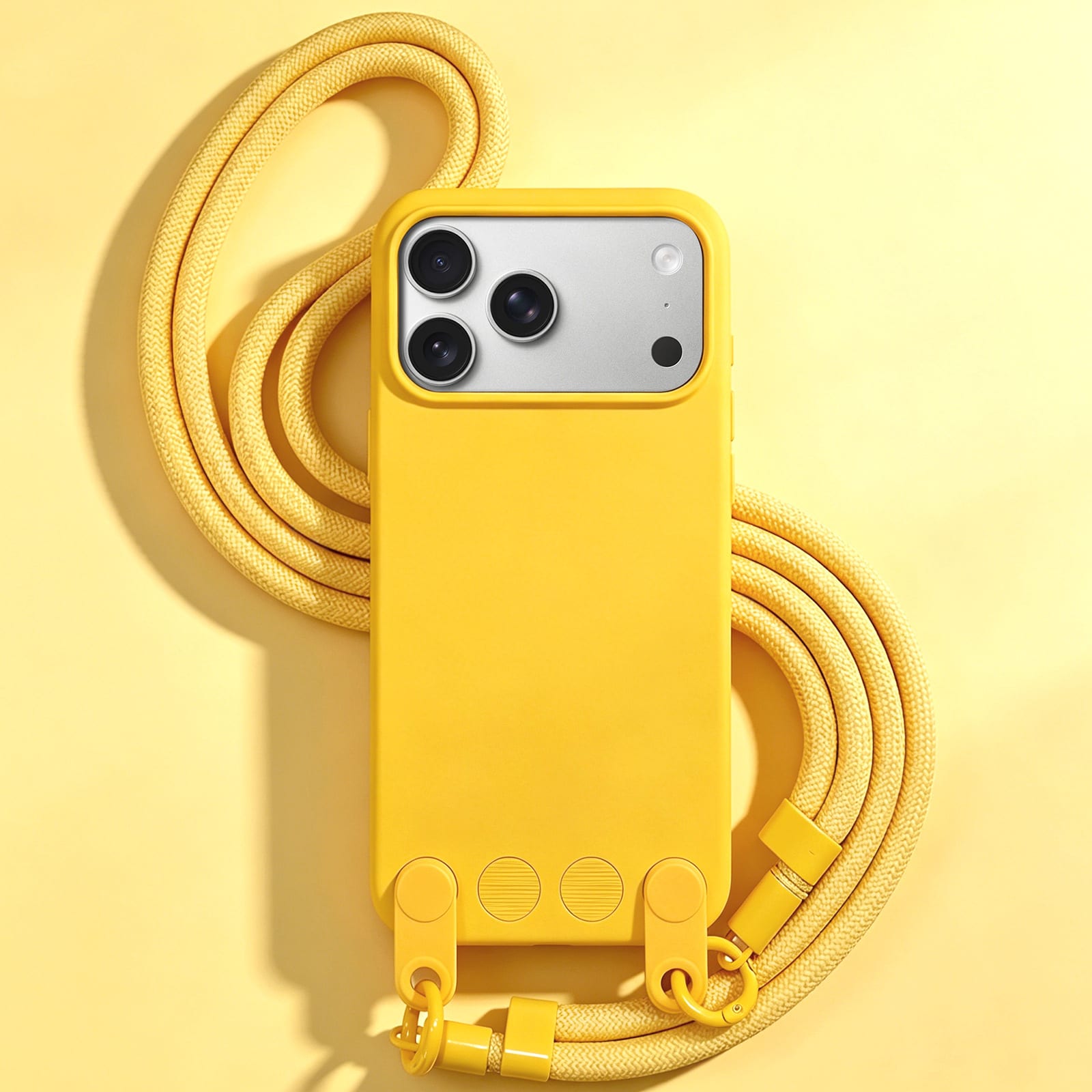 Crossbody Lanyard Silicone Case for iPhone