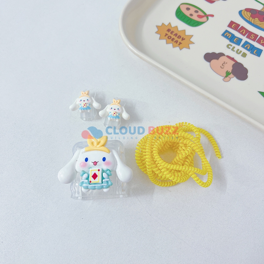 3D Cute Cartoon Doll TPU (Soft) (20W) Charger Case - view 4