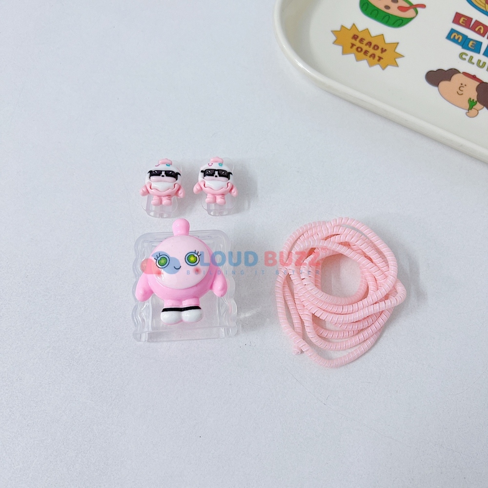 3D Cute Cartoon Doll TPU (Soft) (20W) Charger Case - view 6